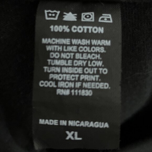 Bay Island Men's XL Black Slipknot Sigil Of Baphomet 2015 Double Sided Band Tee - Picture 5 of 5